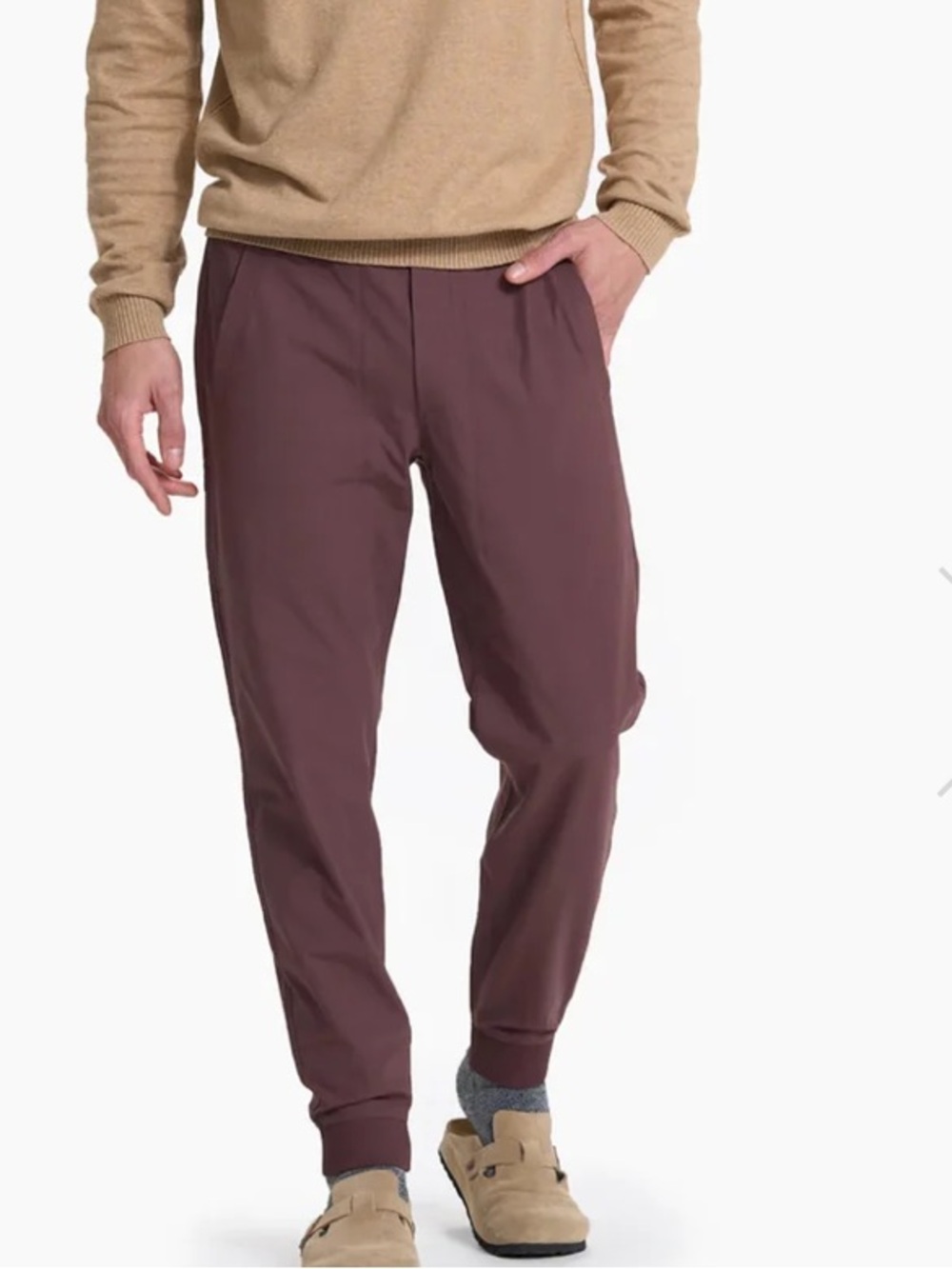 Vuori Men’s Meta Jogger in wine L Short
